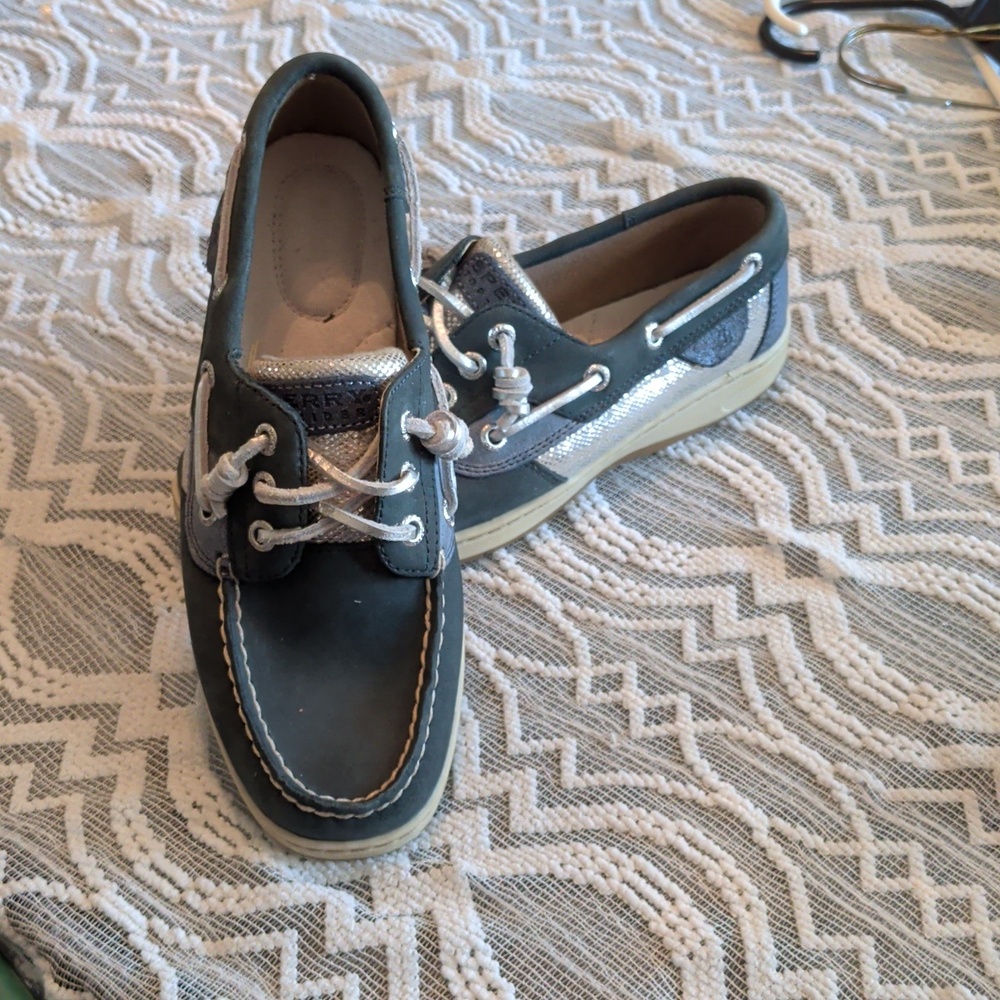 Sperry Women's Koifish Textured Stripe Boat Shoe